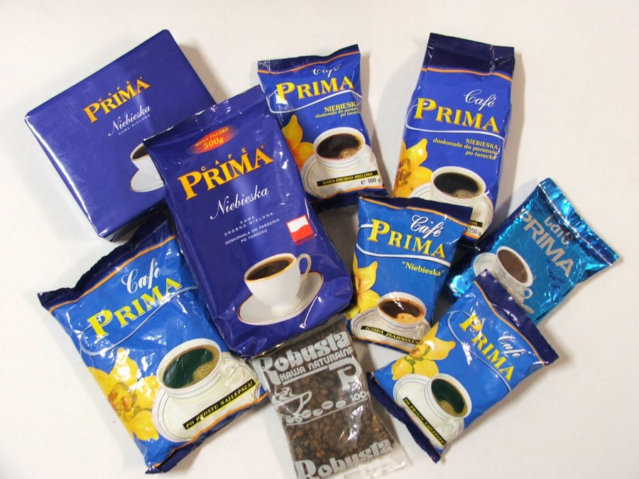 Opakowania kawowe Prima - nostalgia za historią kawy